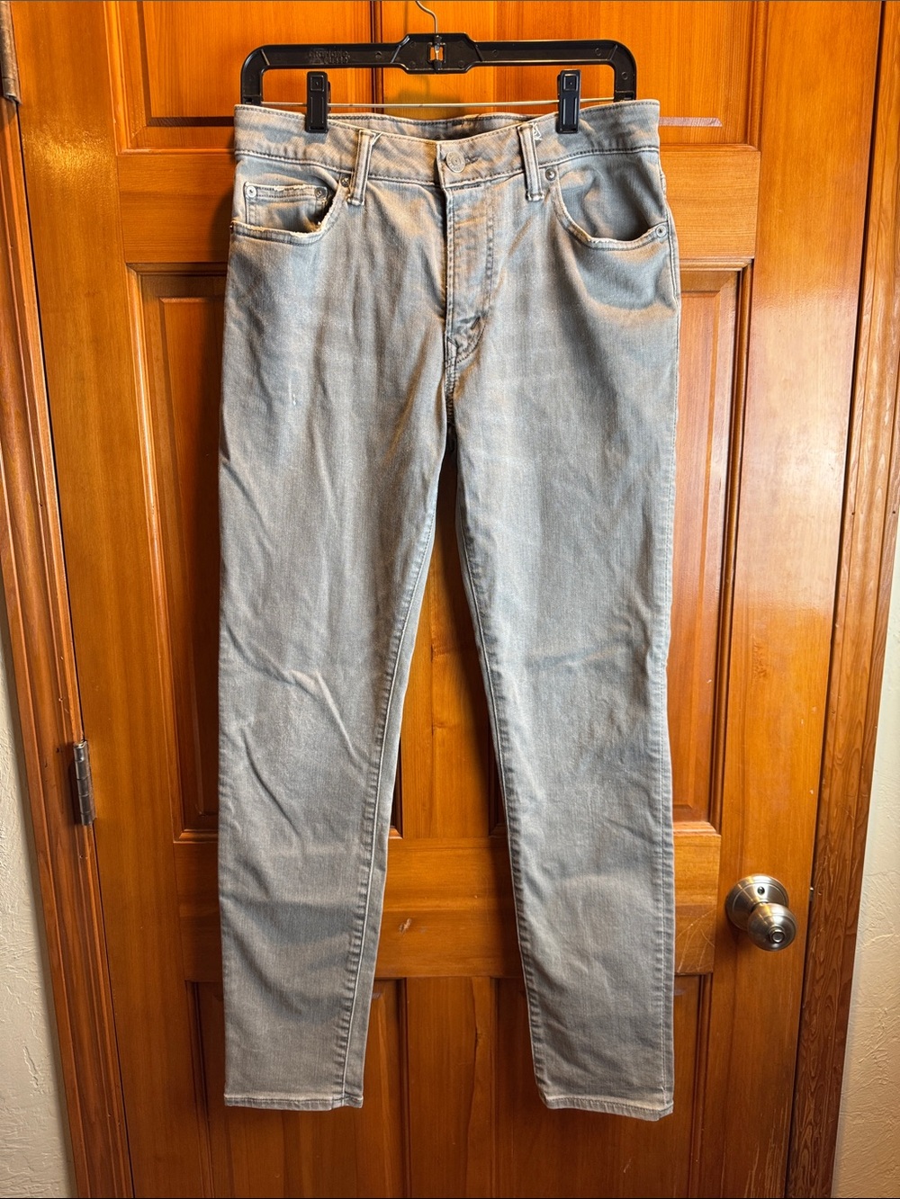 American Eagle Outfitters Men’s Ne(x)t Level Flex Gray Slim Straight Jeans 30x32